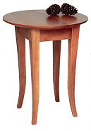 shaker round end table large 707