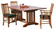 american mission trestle table large 416